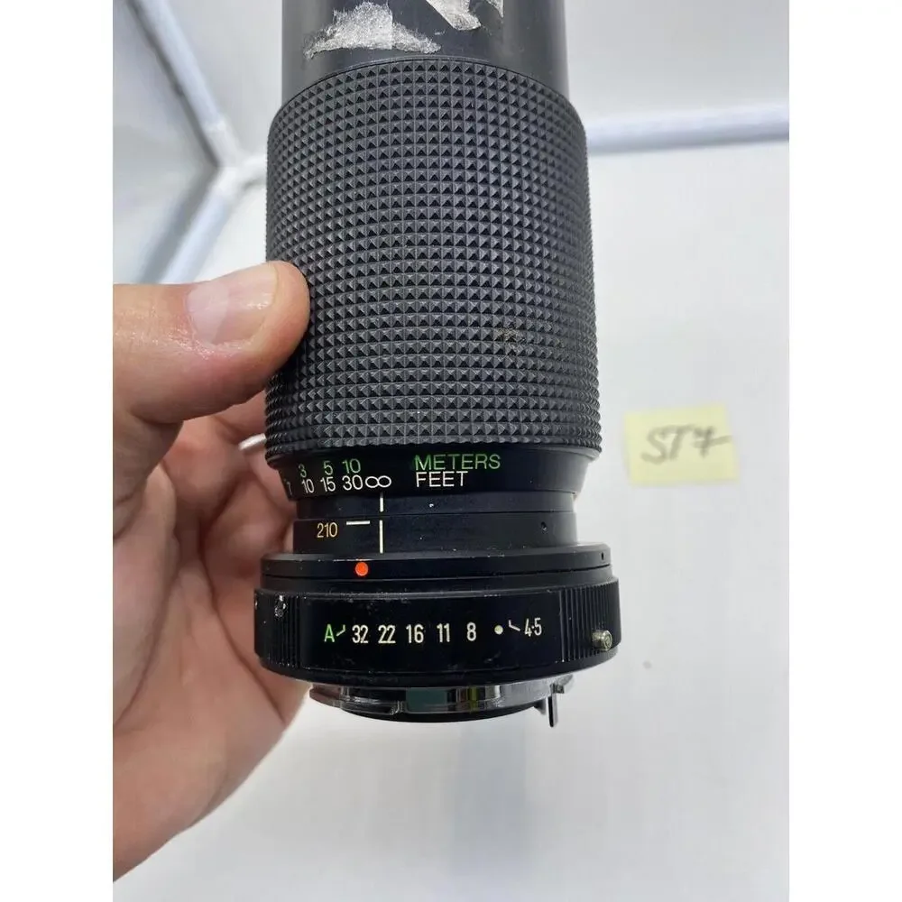 Used Vivitar 70-210mm 52mm 1:4.5 Macro Focusing Lens 77562279